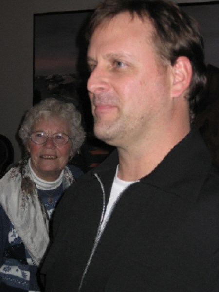 Dave Coulier chats with audience members following his performance Saturday night at the Capitol Centre.