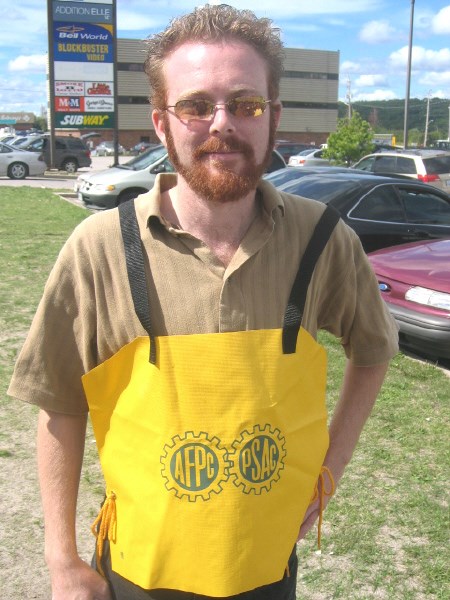 Strike captain Marc Couture. Photo by Phil Novak.