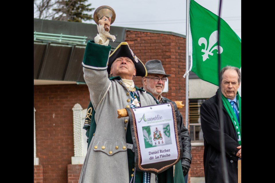 Town crier, Daniel Richer. Photo credit Joël Ducharme