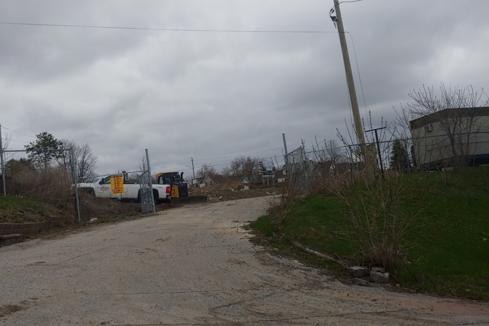 Work on Northern Heights Care Community resumes on the grounds of the former McLaren site of the North Bay General Hospital.