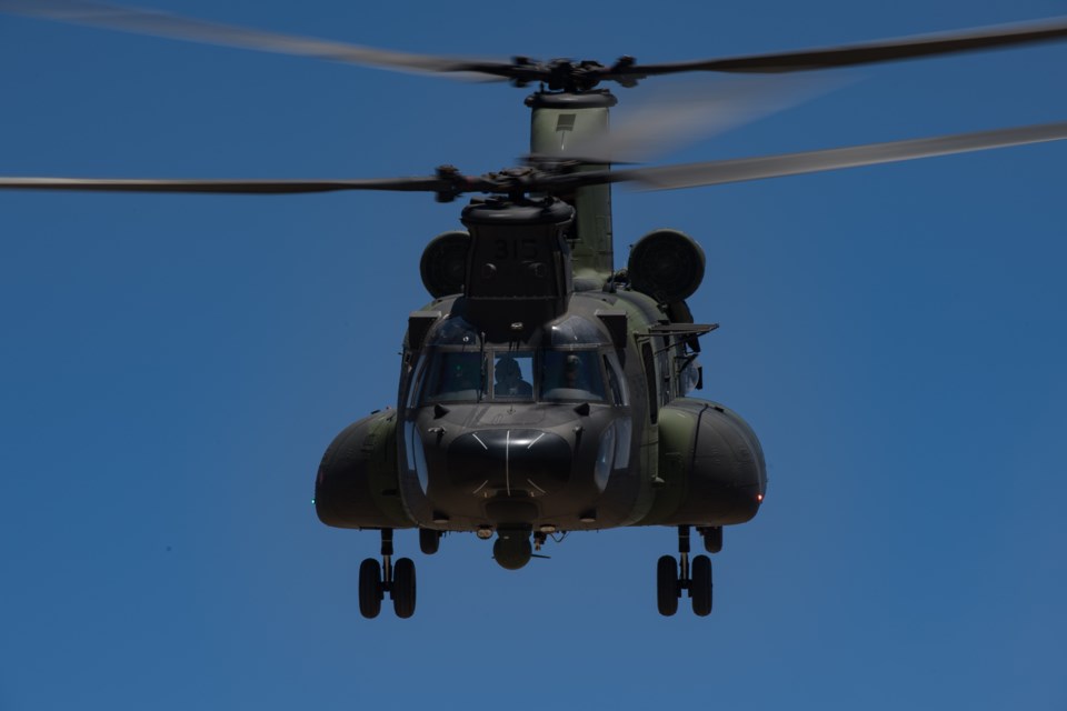 20210606 CH-147F Chinook helicopter