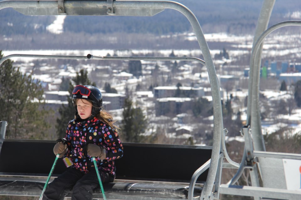 USED North Bay in background from Laurentian Ski Club