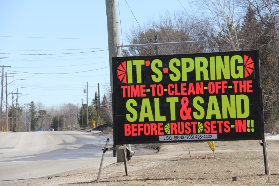 USED Spring sign photo by Brenda Turl