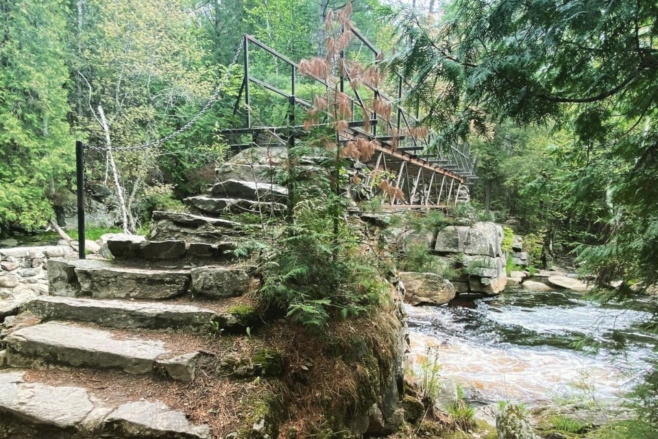 File photo of the bridge spanning the Duchesnay River. 