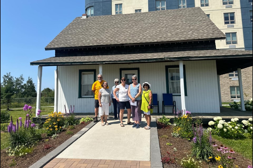 The judges visited the Dionne home as part of their tour.