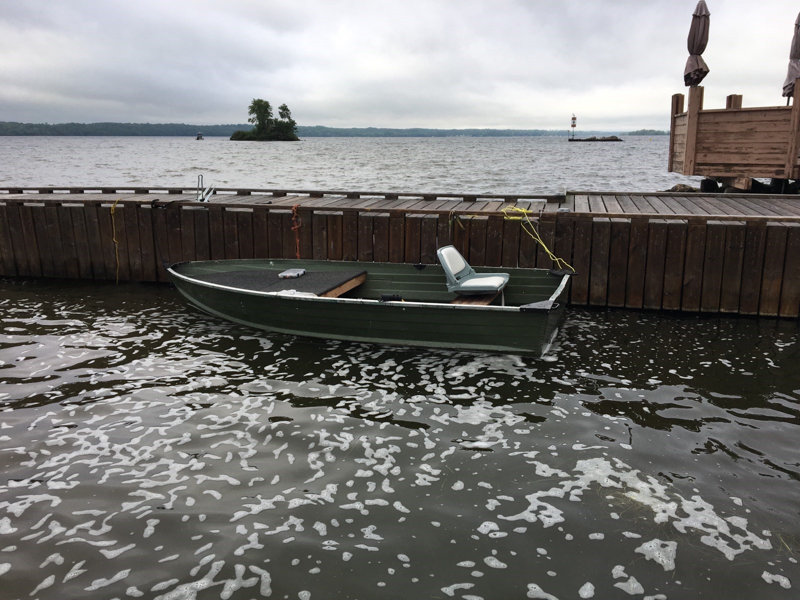 a boat was abandoned on my property ontario