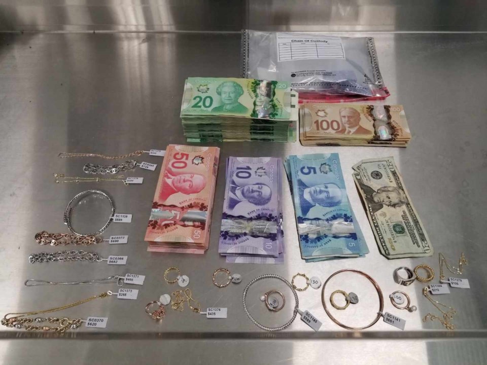 20190802 Currency jewelry suspected fentanyl