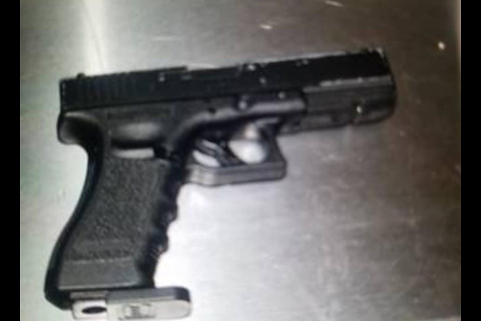 A Glock replica pistol was seized during a RIDE stop. Courtesy OPP.