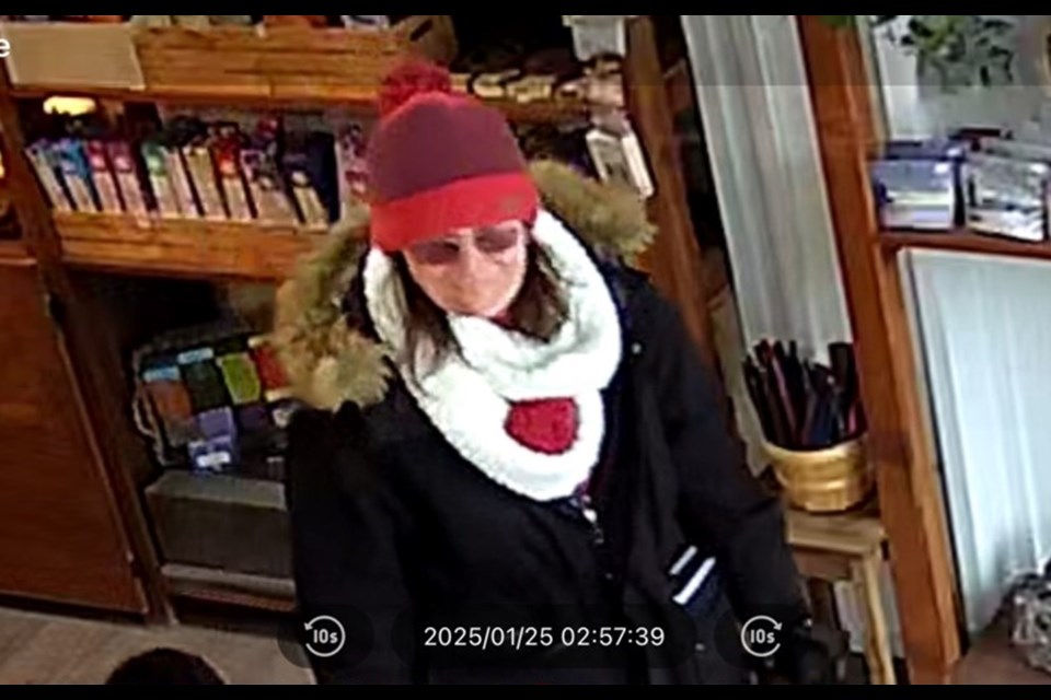 The suspect has been committing several thefts at a local downtown business