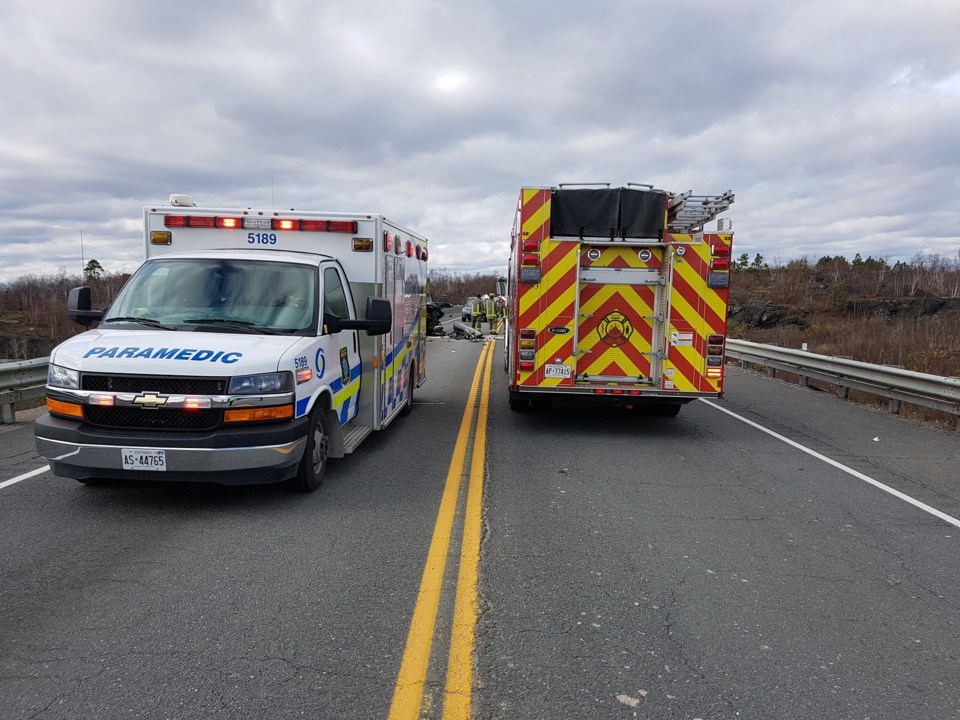 highway 17 sudbury 2 dead 2017