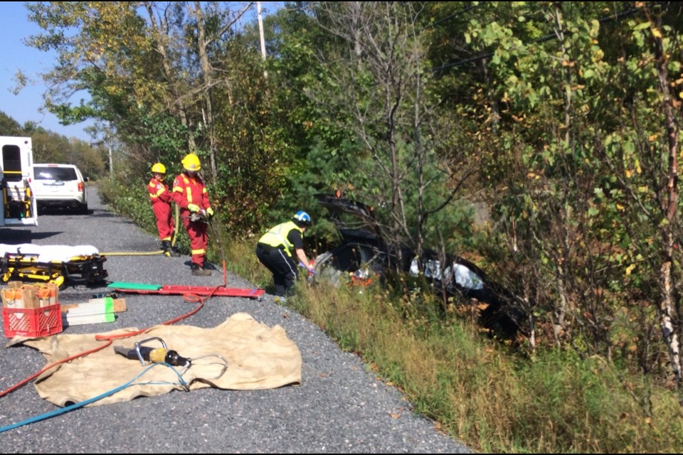 parry sound car accident yesterday