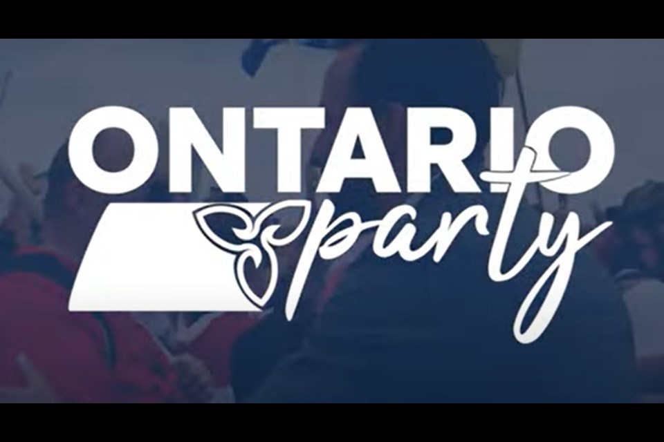 The Ontario Party has entered a candidate in the Nipissing riding.