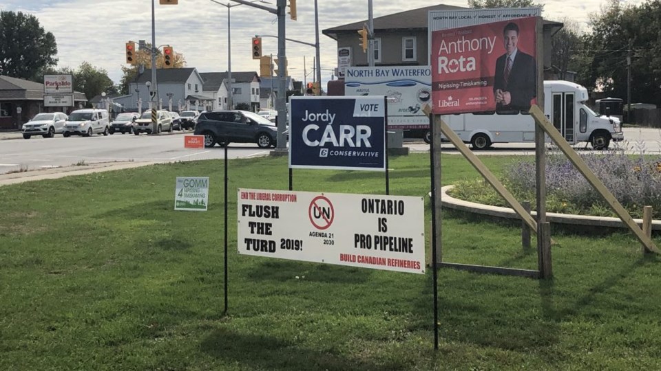 strange election sign sept 2019