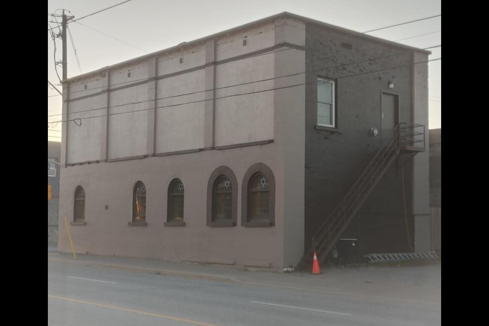 The Sons of Jacob Synagogue in downtown North Bay.  Photo courtesy Facebook. 