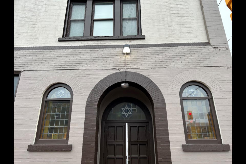 Sons of Jacob Synagogue after it's fresh paint job and renovation.  Photo by Chris Dawson/BayToday. 