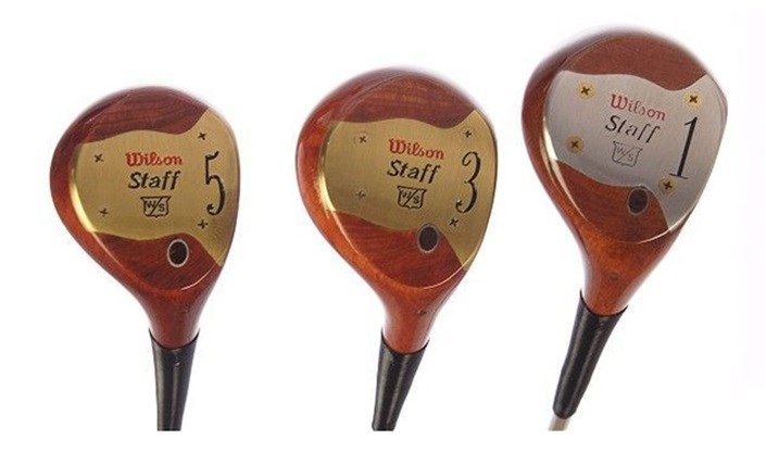 2020 golf clubs old style three wooden clubs