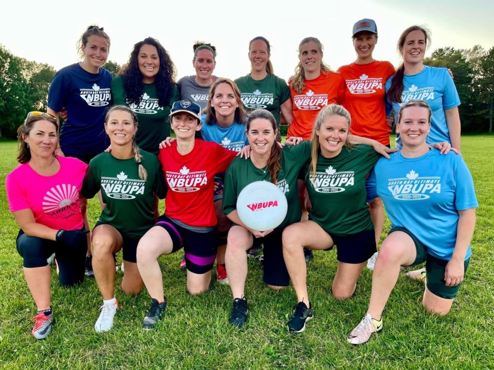 Women's Masters Ultimate Frisbee team heading to nationals - North Bay News