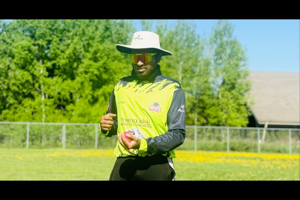 Sai Venkata Ashwin Adiraju, member of the North Bay Panthers Cricket Club