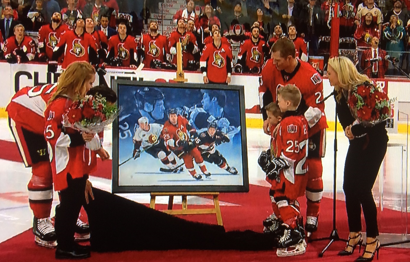 Ottawa Senators on X: For his 1000th game, Chris Neil and his family are  honoured during a pre-game ceremony @CdnTireCtr. WATCH:    / X