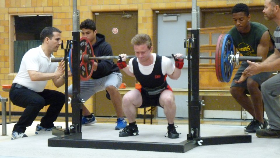 Riley Bullet - 165 kilo squat