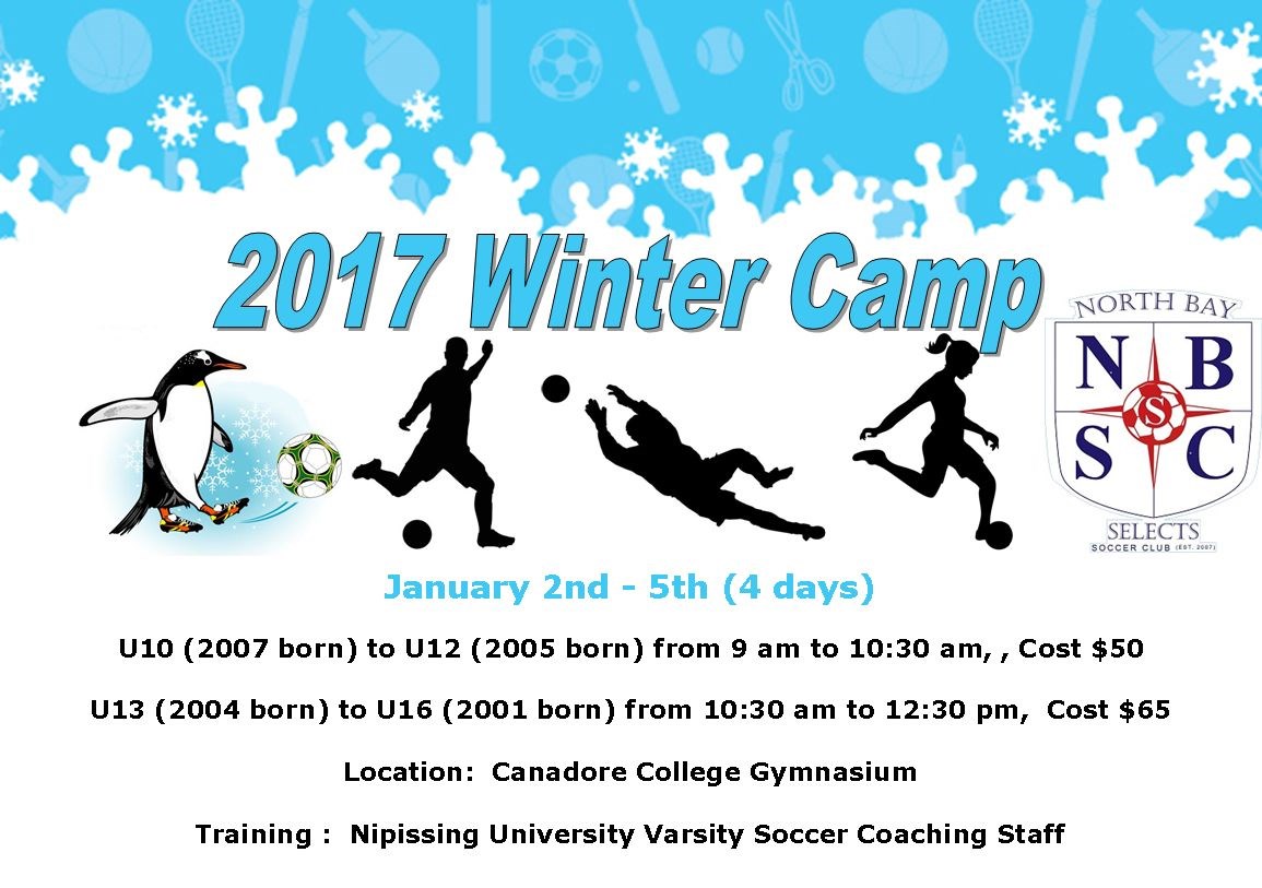 North Bay Selects Winter Soccer Camp North Bay News