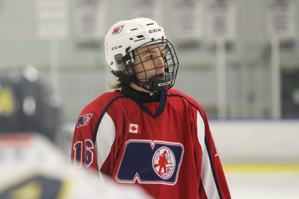 North Bay U18 Trappers forward Ben Brunton. 