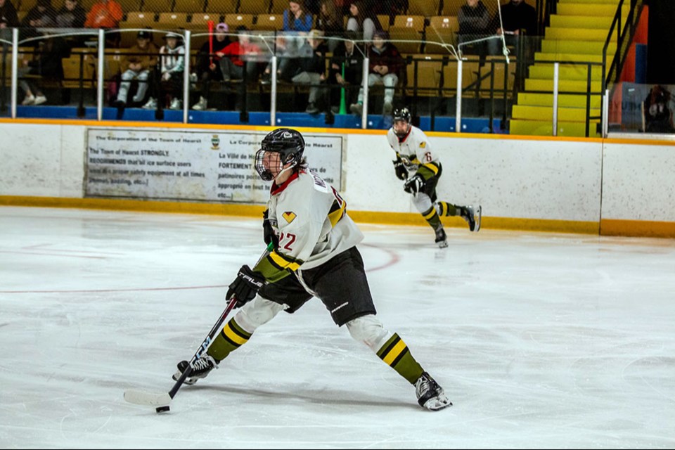 Darby McCarthy of the Powassan Voodoos. Turnbull’s Northern Photography. 