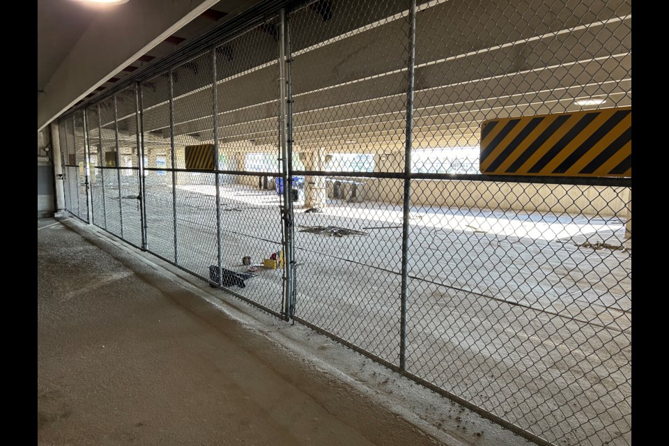 The upper floors of Northgate Shopping Centre continue to be closed.  