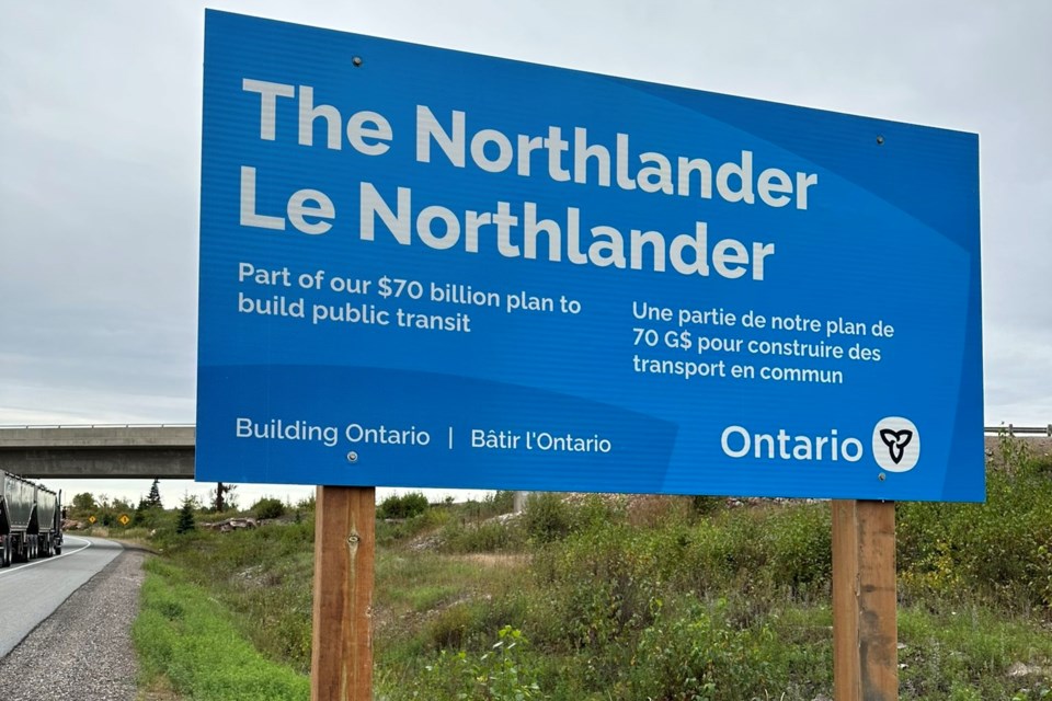 These signs have been placed along Highway 11