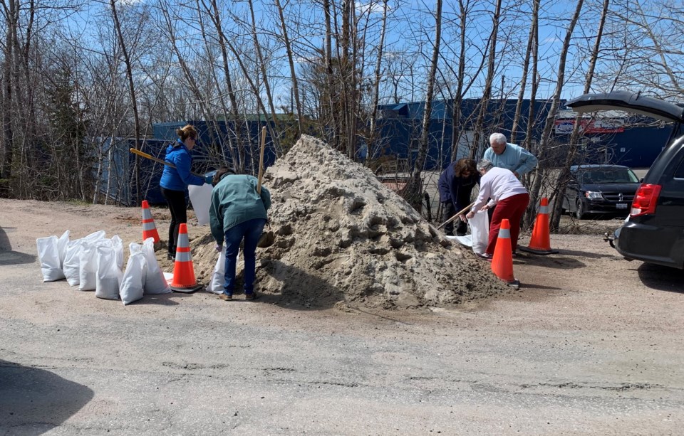 2019 sandbagging oublic works yard turl