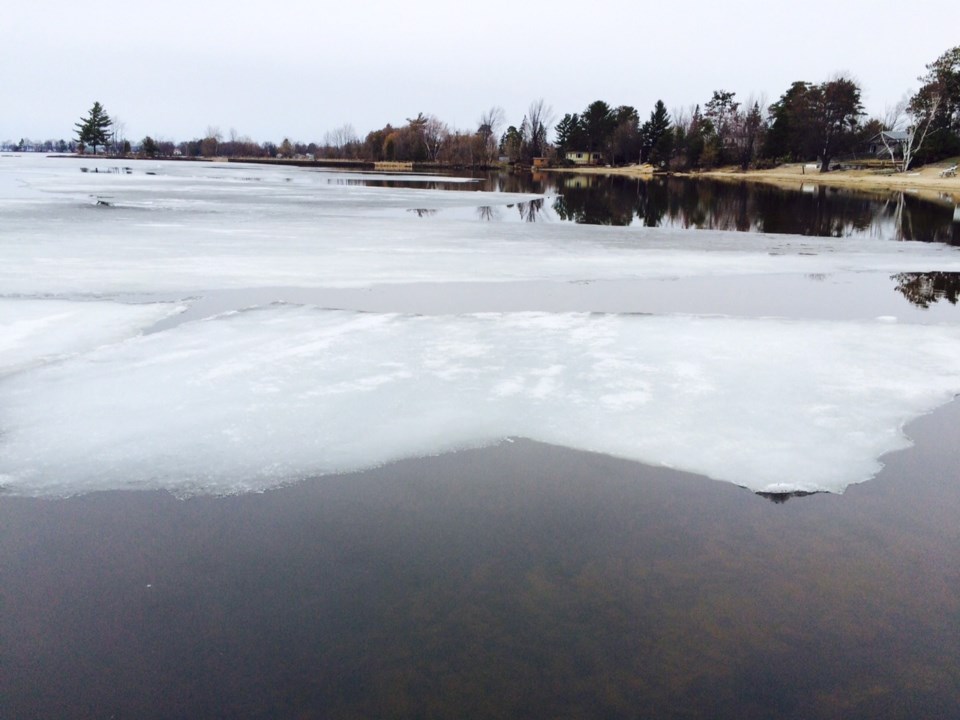 lake nipissing ice melting turl 2016