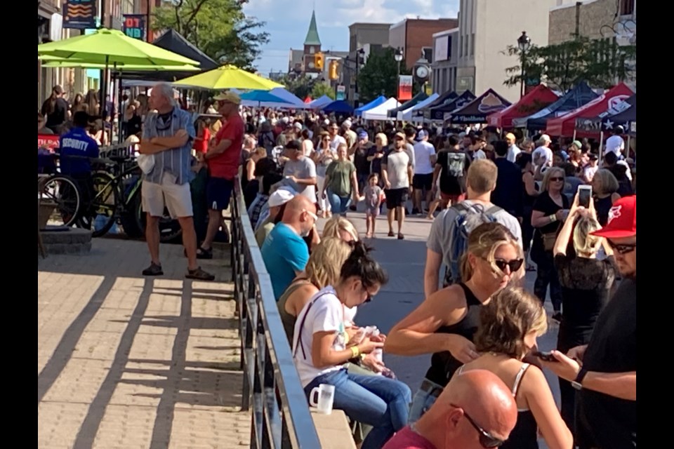 Good weather brought out the crowds for the Bay Block Party presented by the North Bay Real Estate Board 