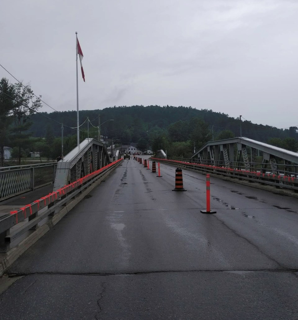 Mattawa Bridge memoriale~June 29 2021~ photo from Chief Clifford Bastien FB-cropped