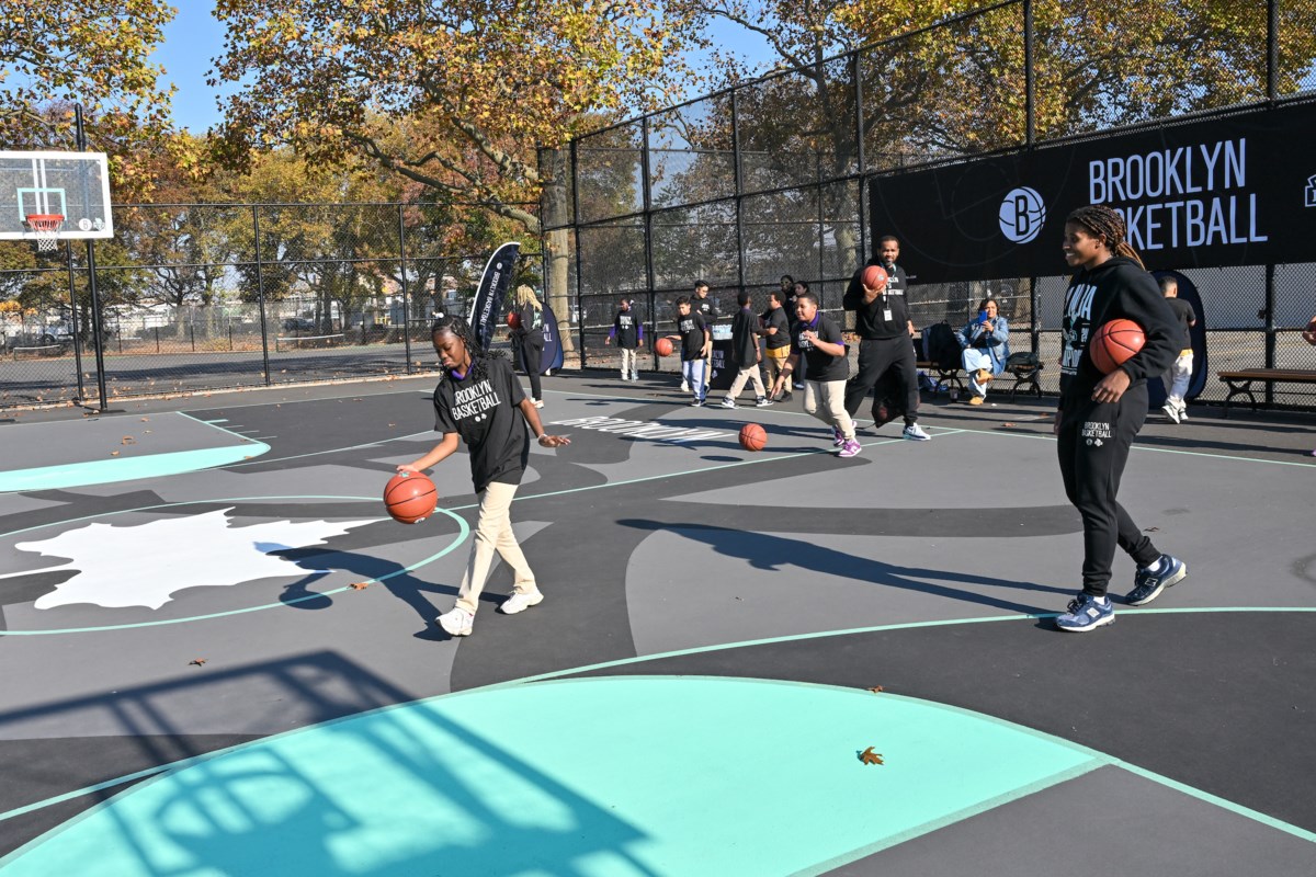 Renovated Basketball Courts Open up at Breukelen Ballfield in East New York