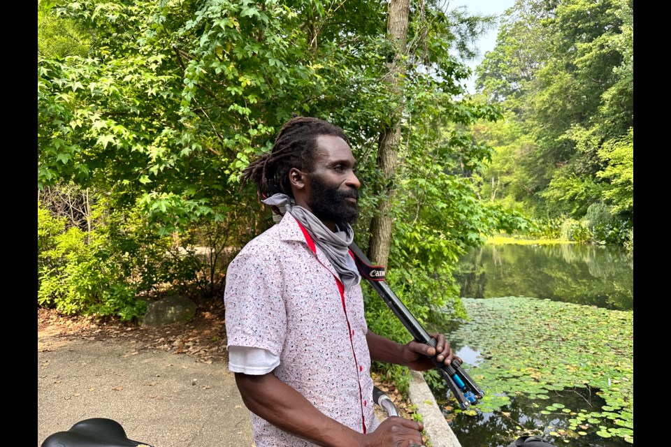 Jeffrey Jones in Prospect Park.