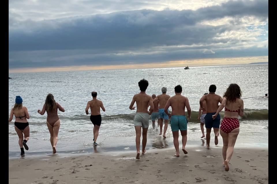 Thousands of New Yorkers took a dip in the ocean during the annual Coney Island Polar Bear Plunge on Jan. 1, 2025. 