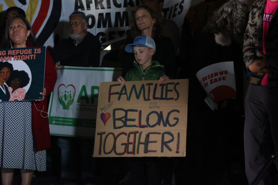 Lawmakers, community organizations and New York residents allied against mass deportations by President-elect Donald Trump at Foley Square on Thursday. 