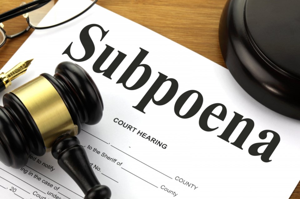 subpoena