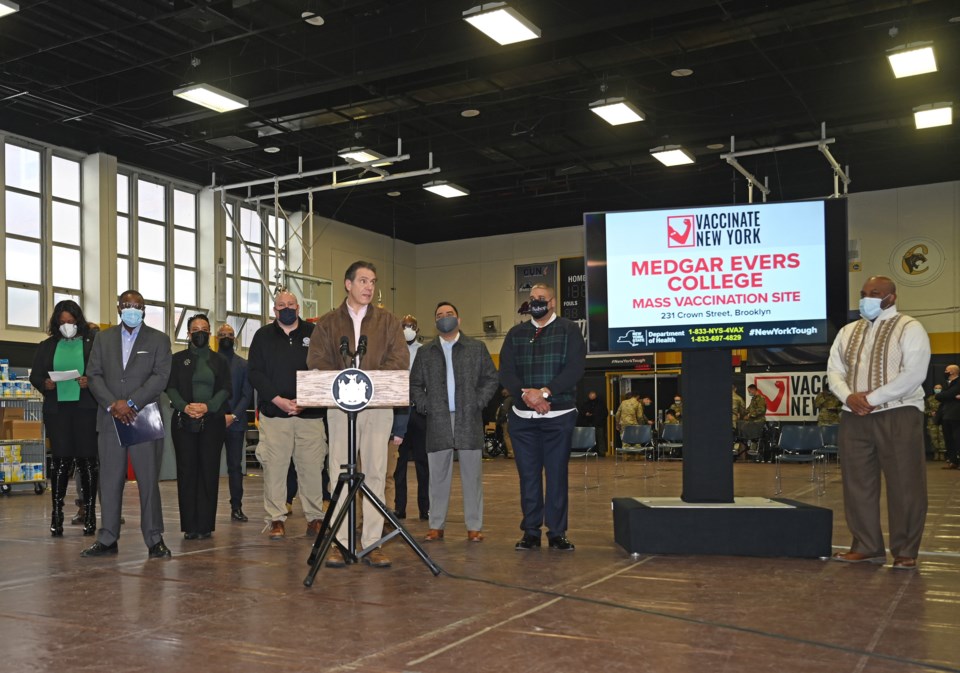 GOVERNOR CUOMO ANNOUNCES ADDITIONAL EFFORTS TO EXPAND ACCESS TO STATE-FEMA VACCINATION SITES IN BROOKLYN AND QUEENS