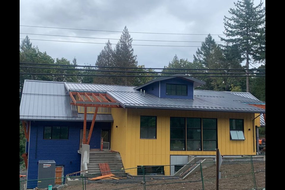 Construction is moving along at the Health Centre on Miller Road. 