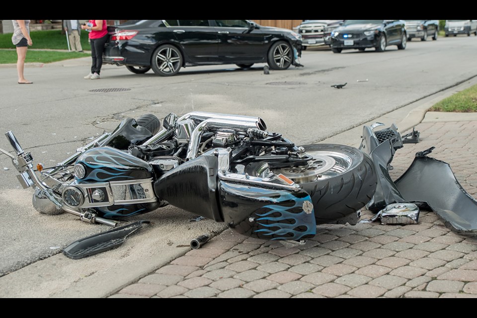 Collision between motorcycle and car in Bradford sends one person to ...