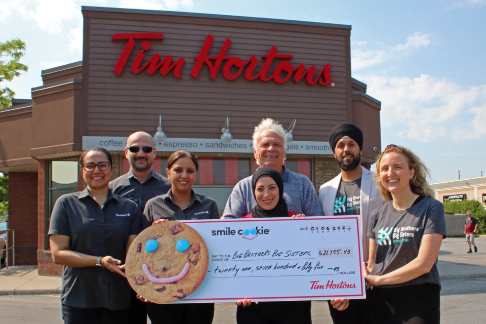 Tim Hortons owners all smiles from Smile Cookie Campaign - Barrie News