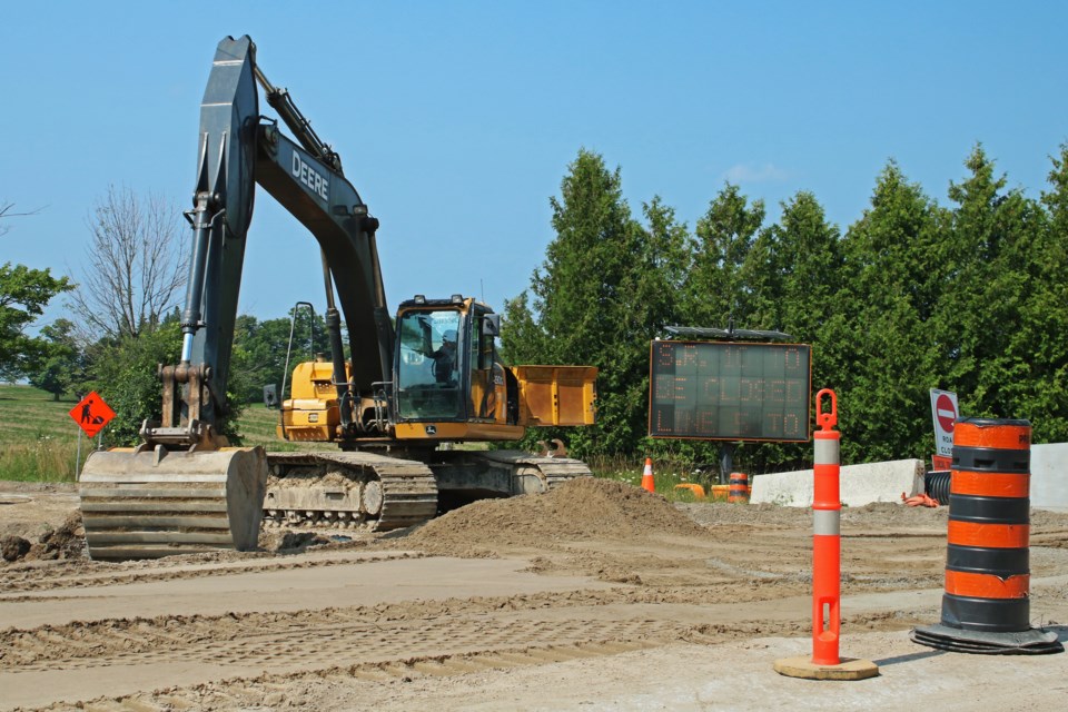 Full steamroller ahead Construction hasn t run out of road in