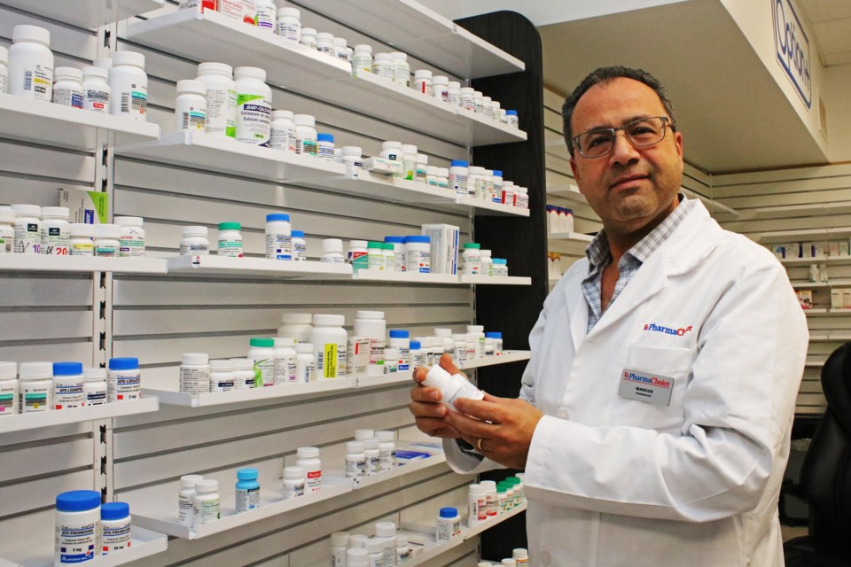 Atef (Marcos) Morcos, owner and licensed pharmacist, brings more than 20 years of experience to the Bond Head Pharmacy at 2914 County Road 27 in Bond Head, as seen on Oct. 17.