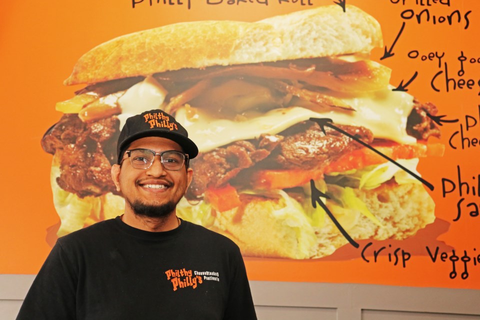 Jemish Dhola and Ravi Savani (pictured) are the new co-owners of Philthy Philly’s seen in Unit 10 at 450 Holland St. W. in Bradford, on Monday, May 13.
