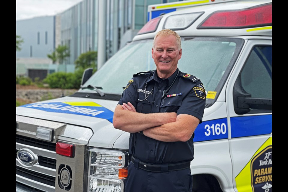 Outside of his role as a paramedic, Bradford resident Charlie Shaw is advocating for the Ontario government to recognize municipal and regional police officers and paramedics with a long-service medal, similar to what is provided for firefighters and OPP officers.