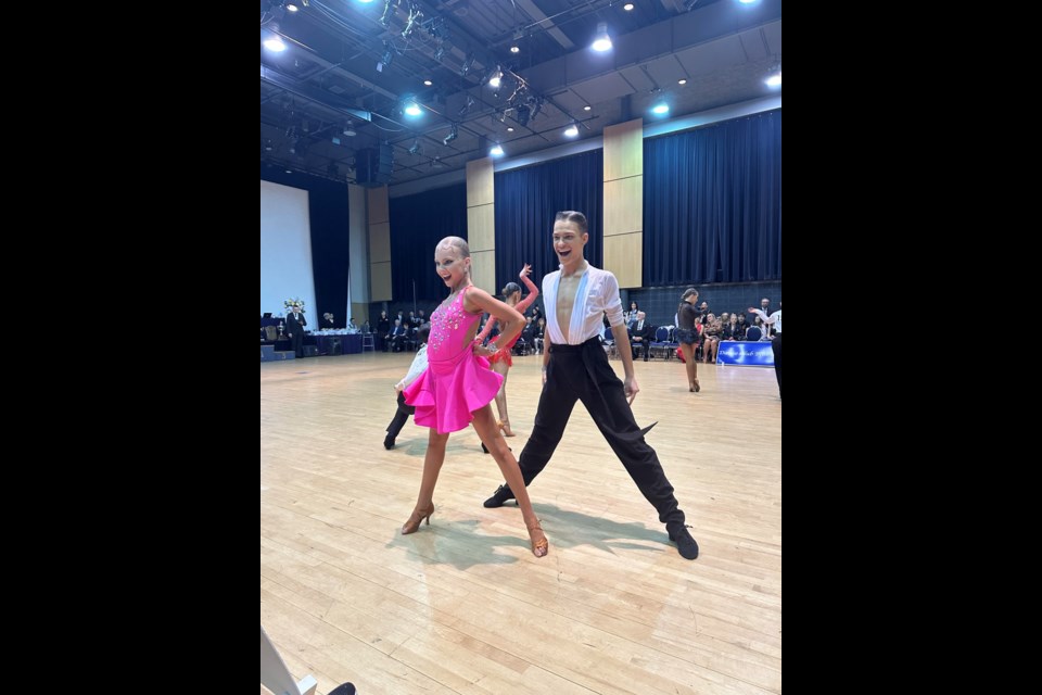 Marielle Shvaitser and Daniel Runov are competitive dancers are heading for Romania and Slovakia.