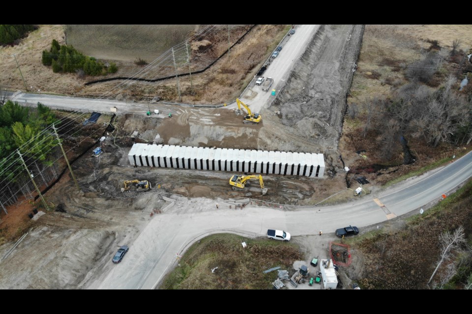 Construction on County Road 4 in Bradford West Gwillimbury continues to make progress following a temporary full closure that began on October 21, 2024. This closure is essential for replacing the Scanlon Creek culvert at the intersection of County Road 4 and Line 10.