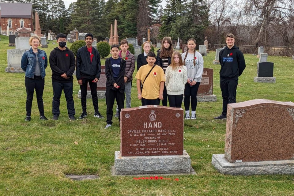 Air cadets have been active in serving their community with Remembrance season and community clean up and paying tribute to veterans at a local cemetery. 