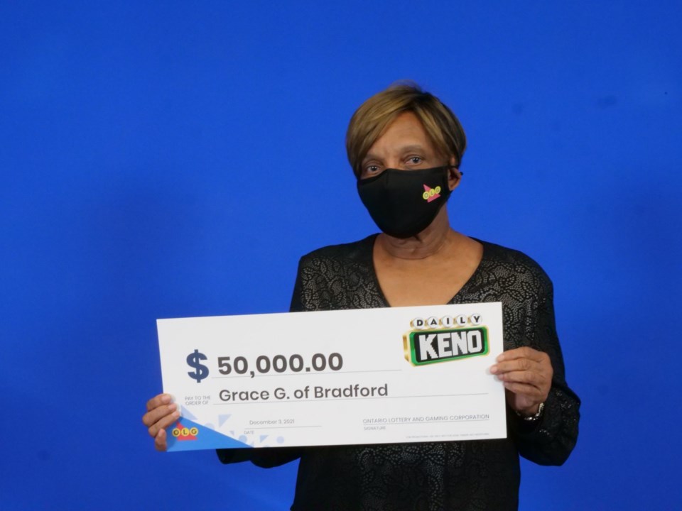 Bradford Resident Celebrating 50000 Win With Daily Keno Bradford News 